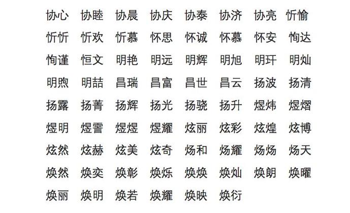 1.注重名字的整体搭配