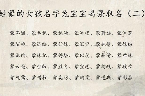 起名字行业专业解答