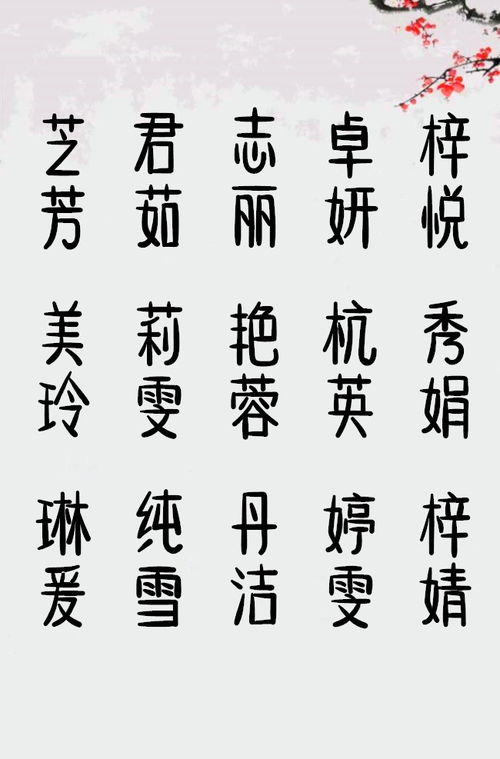 何氏起名女孩名字大全