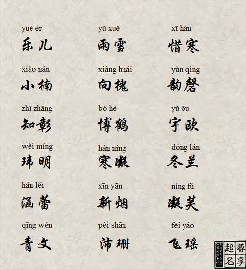 给娃娃起的名字