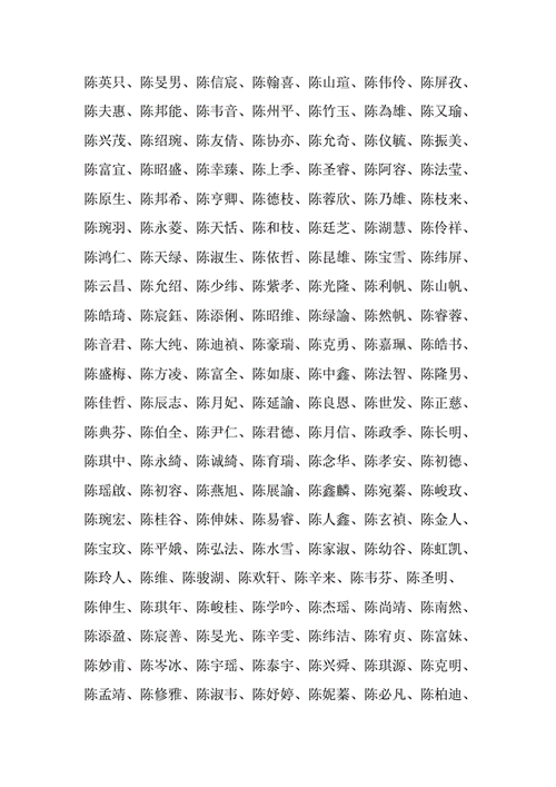 男孩姓陈起名带旭字好吗