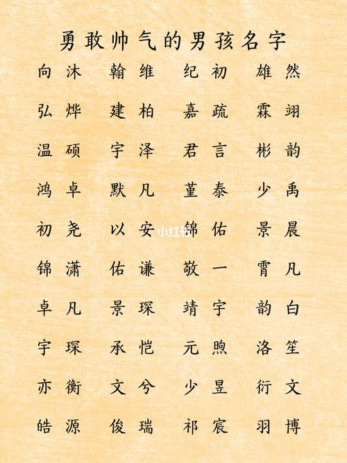 李姓婴儿起名大全男孩