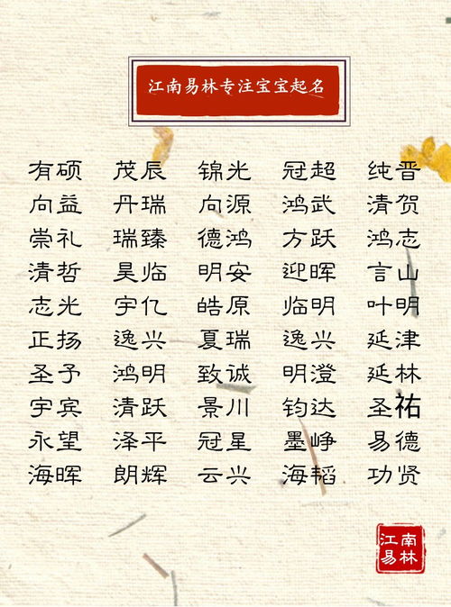 2021年男宝宝苏姓起名